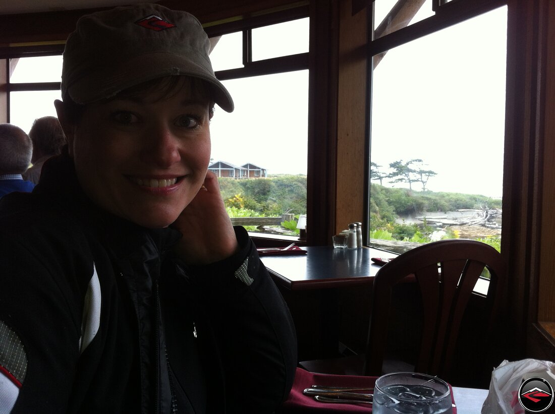 Pretty girl in Kalaloch Lodge