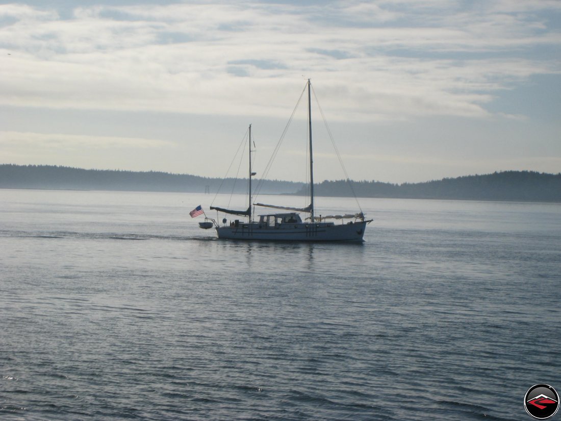 views along the anacortes sidney ferry ride