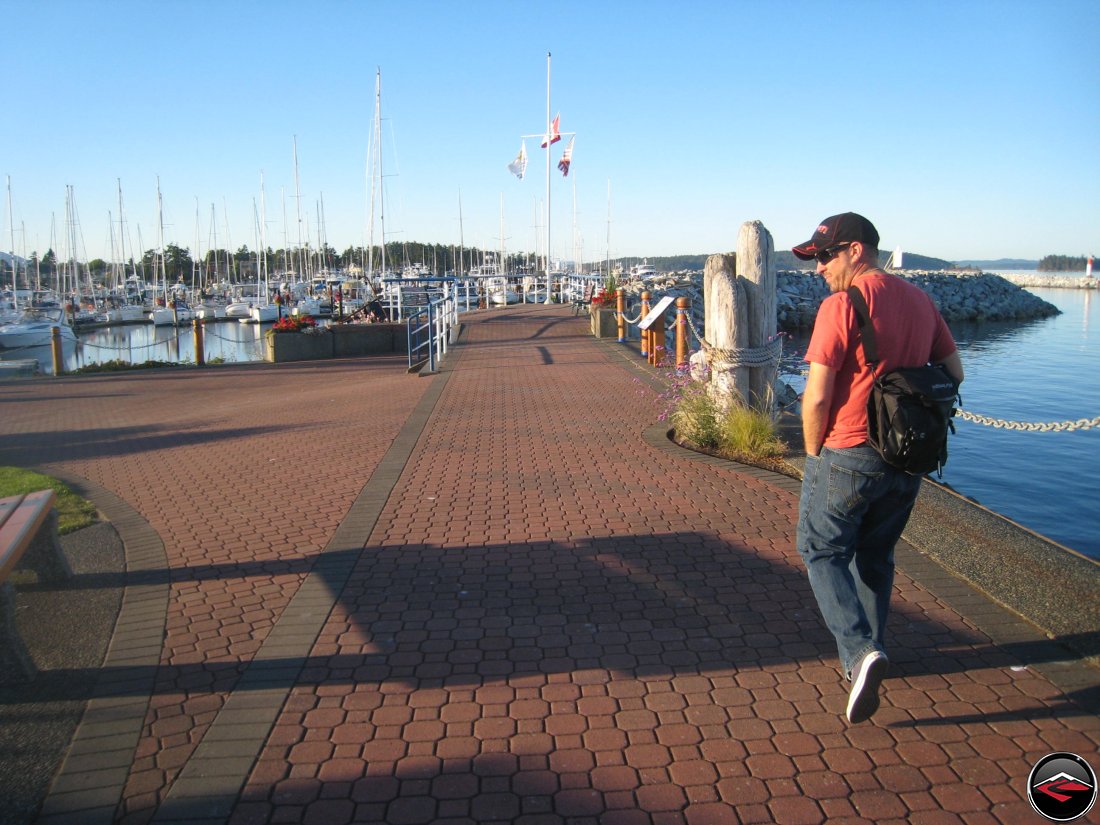 Walking around Sidney, British Columbia