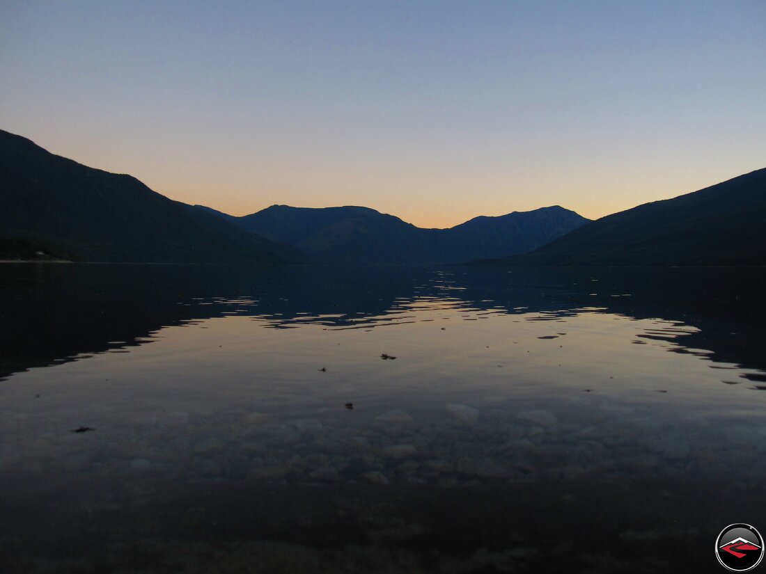 Saddleback Mountain, sunset, Nakusp