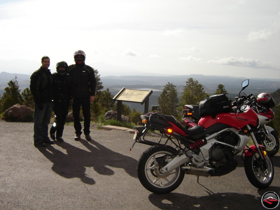 Nephew-Dave, Jen and Brian on top of Boulder Mountain