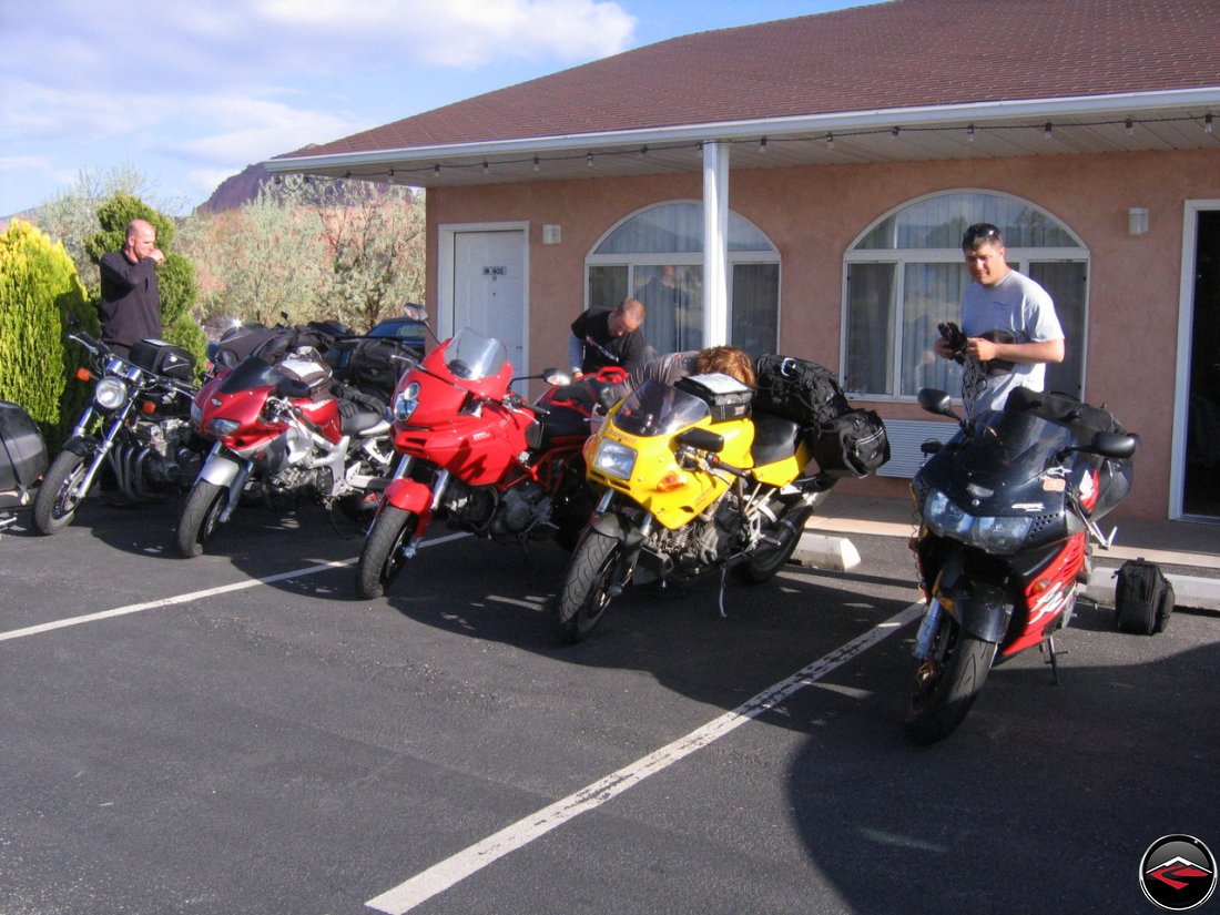 Packing the bikes