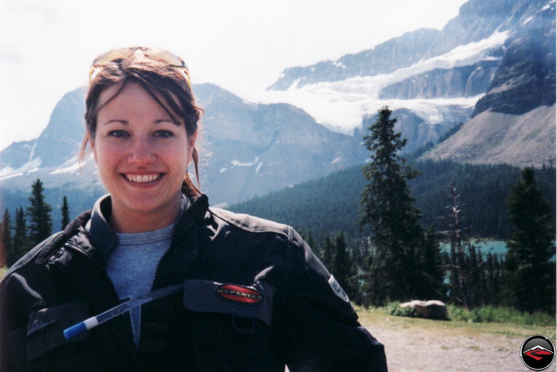 Stunning, sexy beautiful girl Kris in banff national park british columbia canada