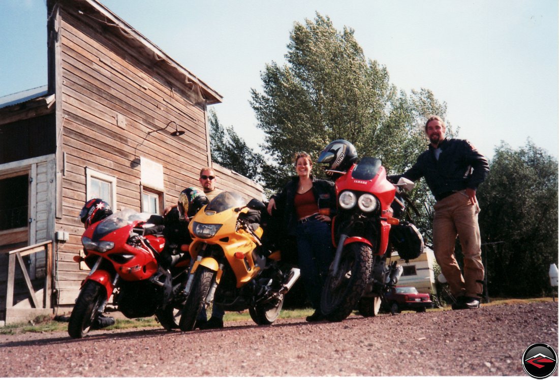 historic henry store Suzuki TL1000S and Honda Superhawk and Yamaha TDM850