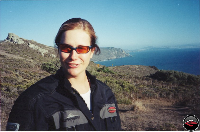 Pretty Girl Just north of the Bay Area on the Pacific Coast Highway