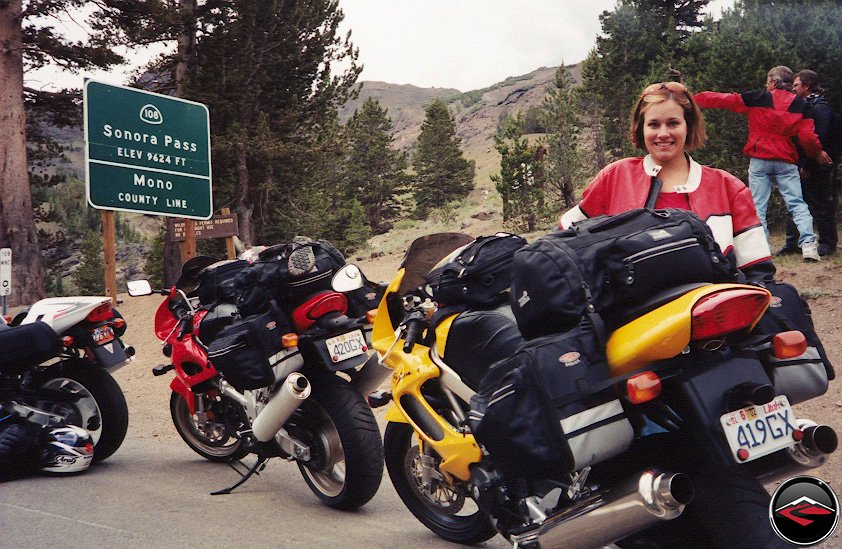 Kris on Sonora Pass