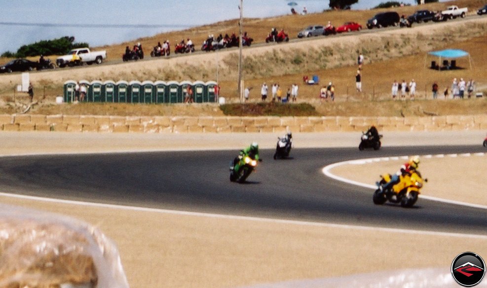 Kris at Laguna Seca Raceway Parade Lap