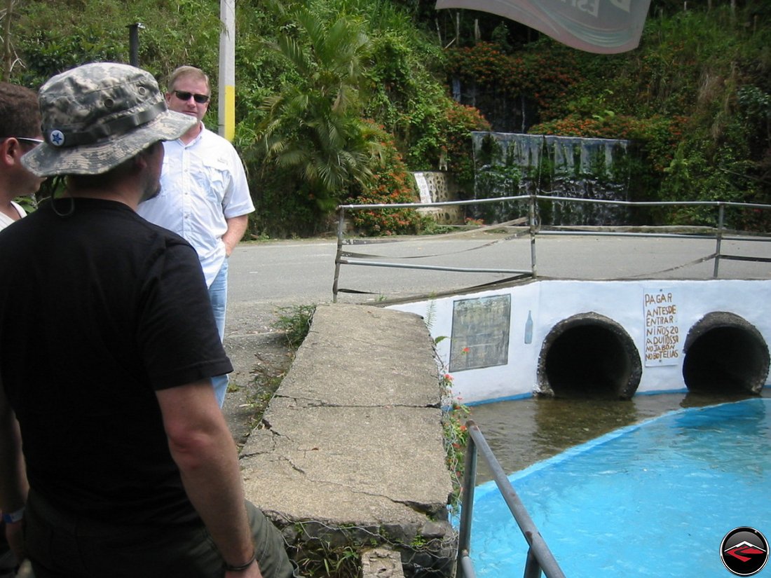 roadside swimming hole