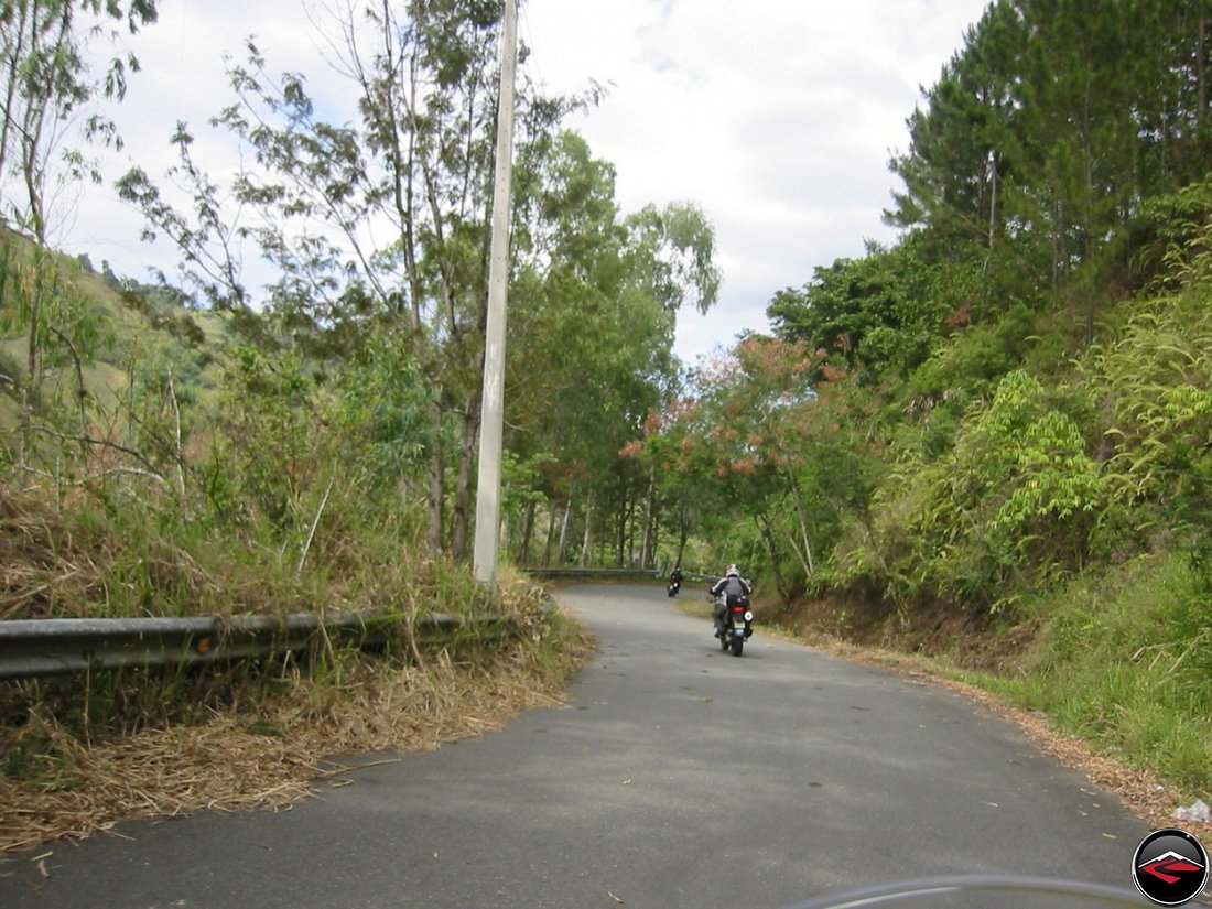 twisty mountain roads on a caribbean island