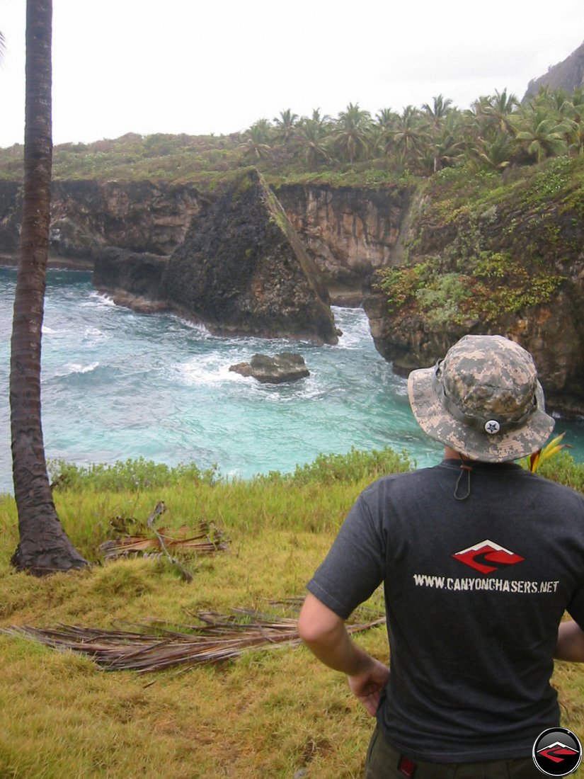 ocean cove in the caribbean