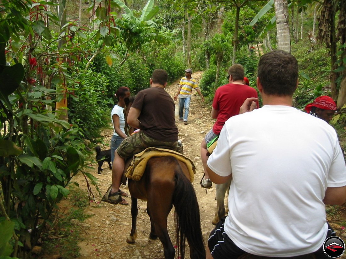 riding horses to Cascada El Limon Dominican Republic