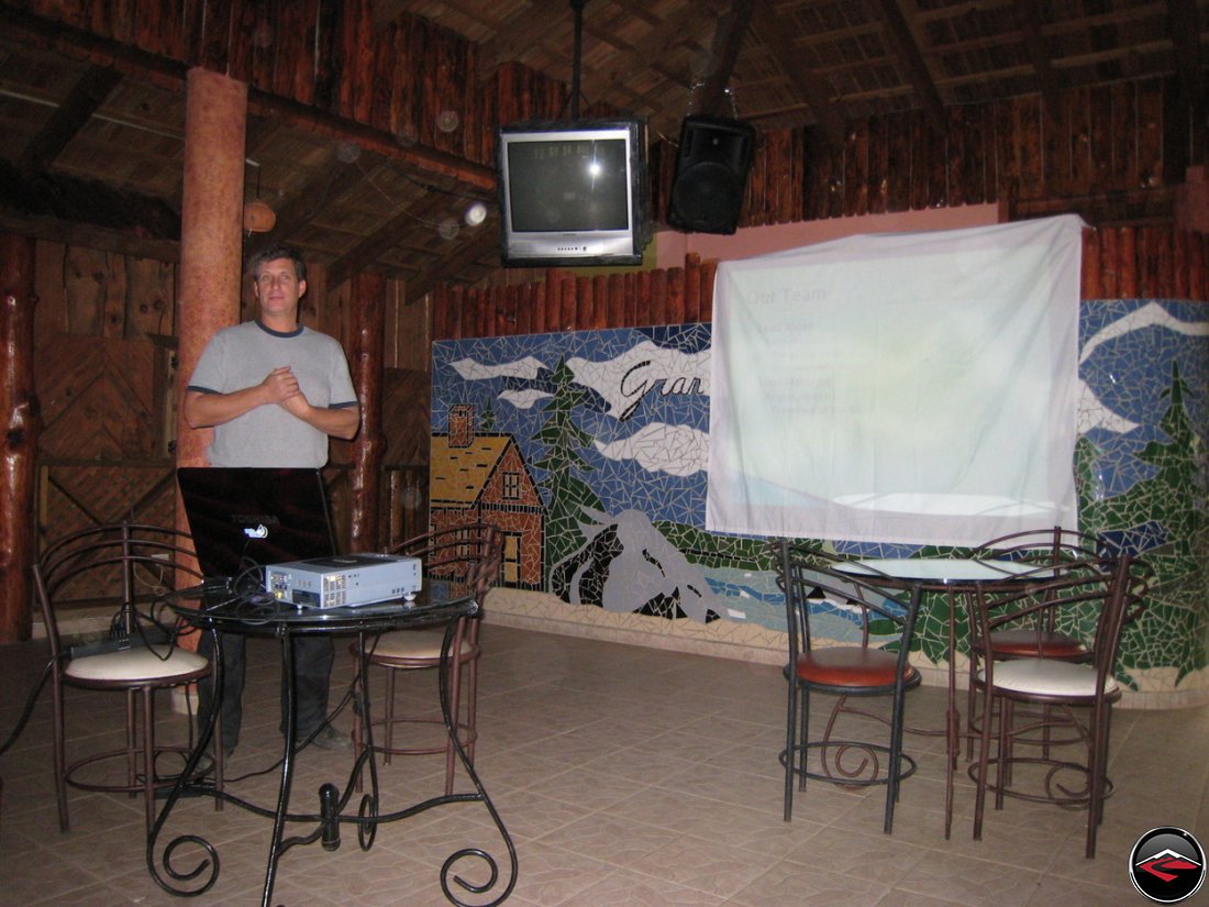 the riders meeting and presentation