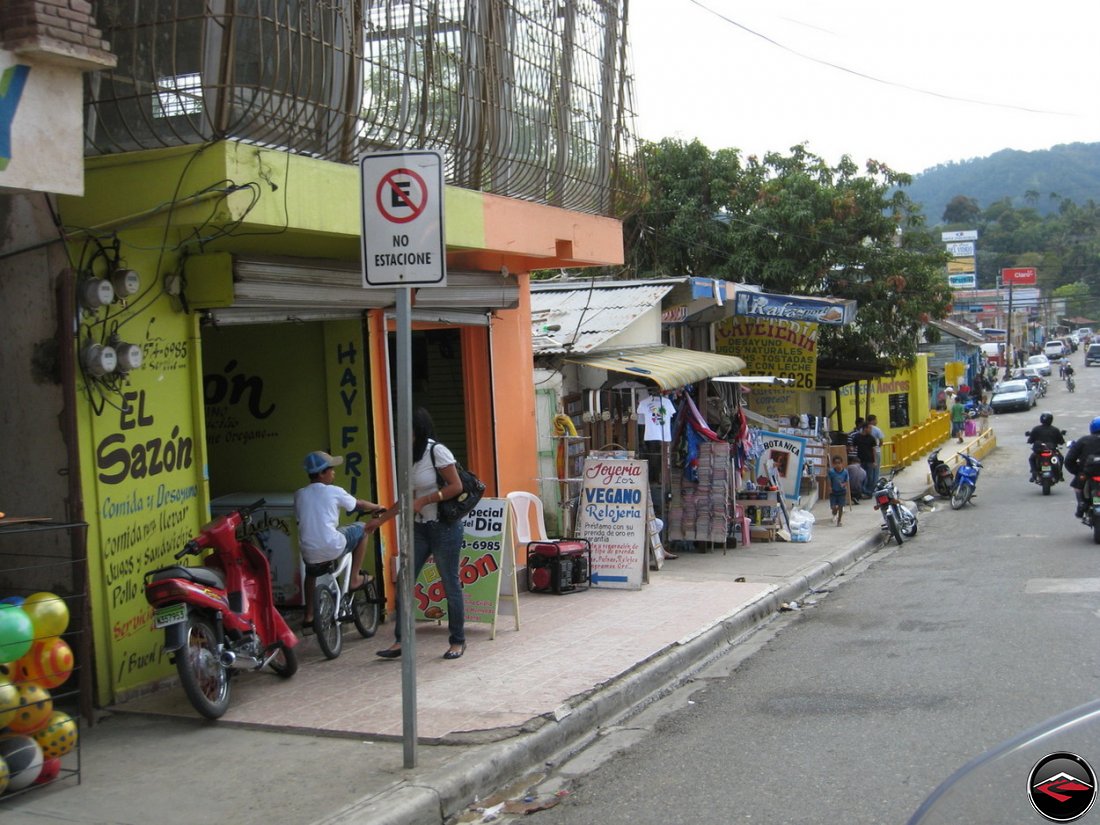 Downtown Jarabacoa in the Dominican Republic