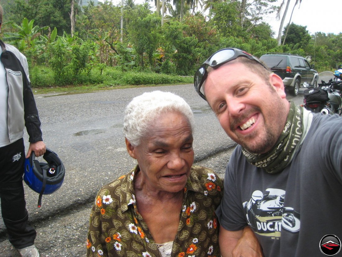 drunk woman begs for money for rum