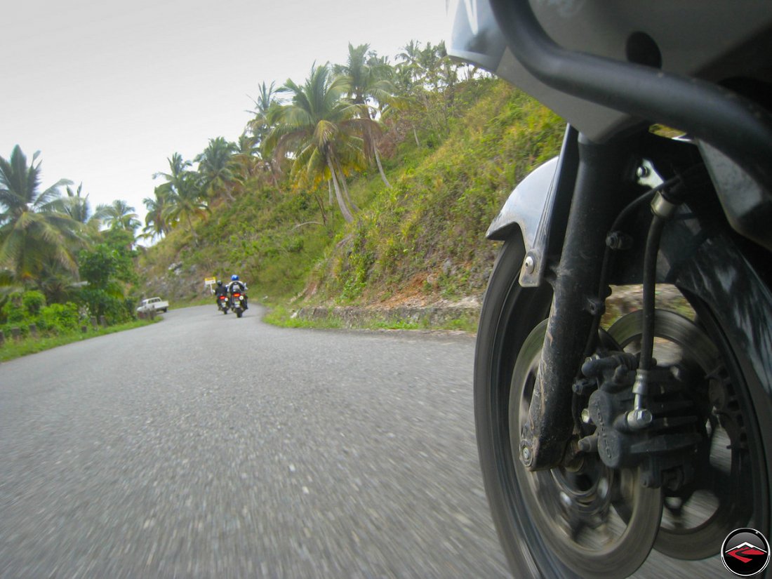 motorcycles Crossing another mountain range in El Limon Samana Dominican Republic