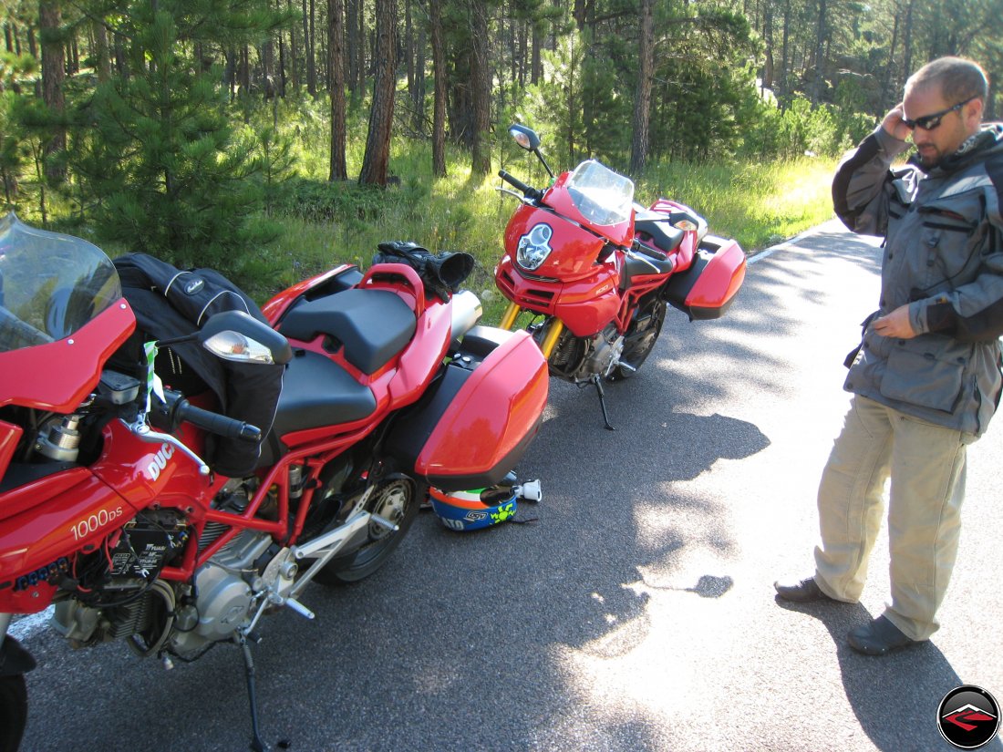 Fixing an electrical short on a motorcycle on the side of the road