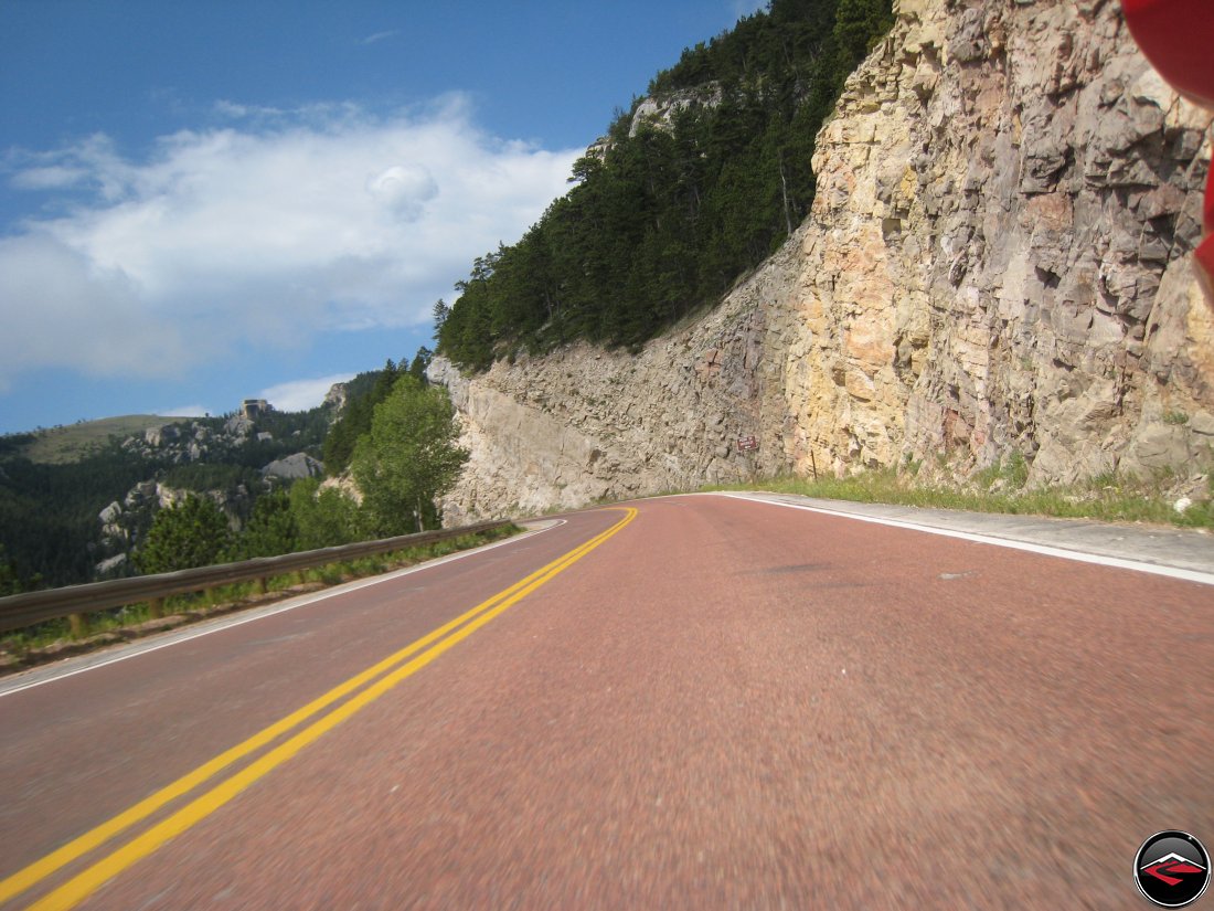 Riding over the Medicine Wheel Passage in Wyoming