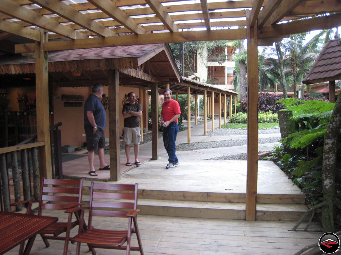 Meeting for breakfast at the Hotel Gran Jimenoa in Jarabacoa in the Dominican Republic