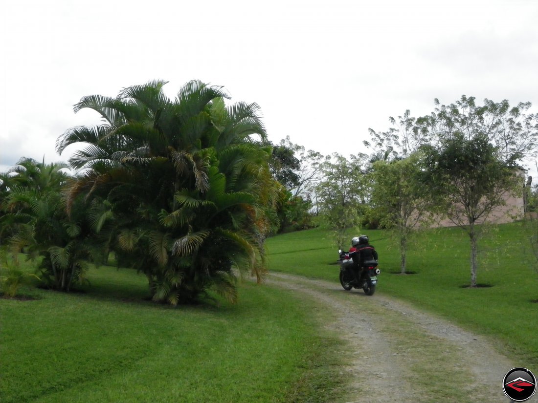 The driveway at the Mi Vista Mountain Resort in the Dominican Republic