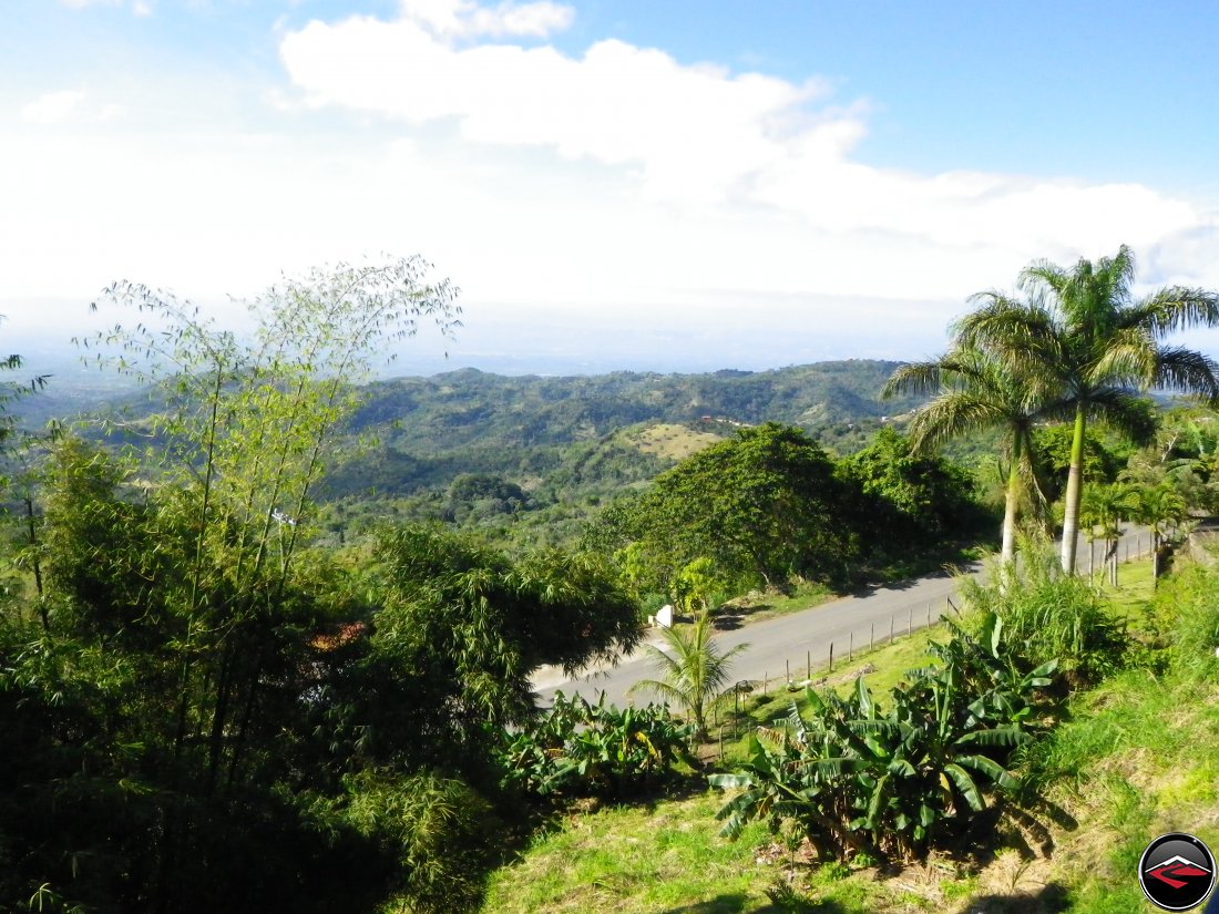 The view from Cafeto Restaurant Espaillat Dominican Republic