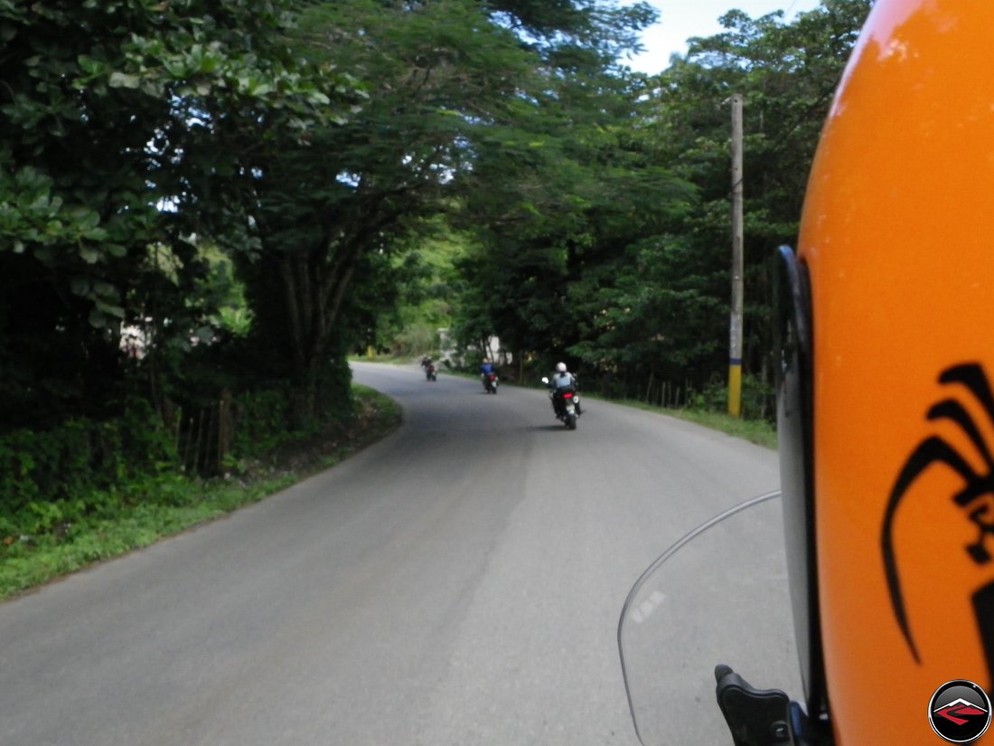 riding along Highway 5 on the north coast of the Dominican Republic