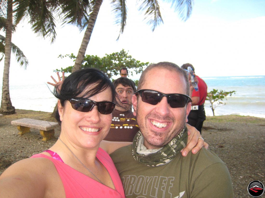 Warren Photobombing Dave and Kris in the Dominican Republic