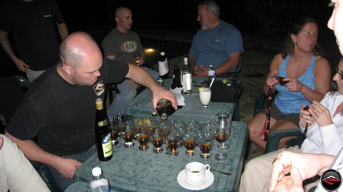 Rum Taste Test La Tambora Beach Resort