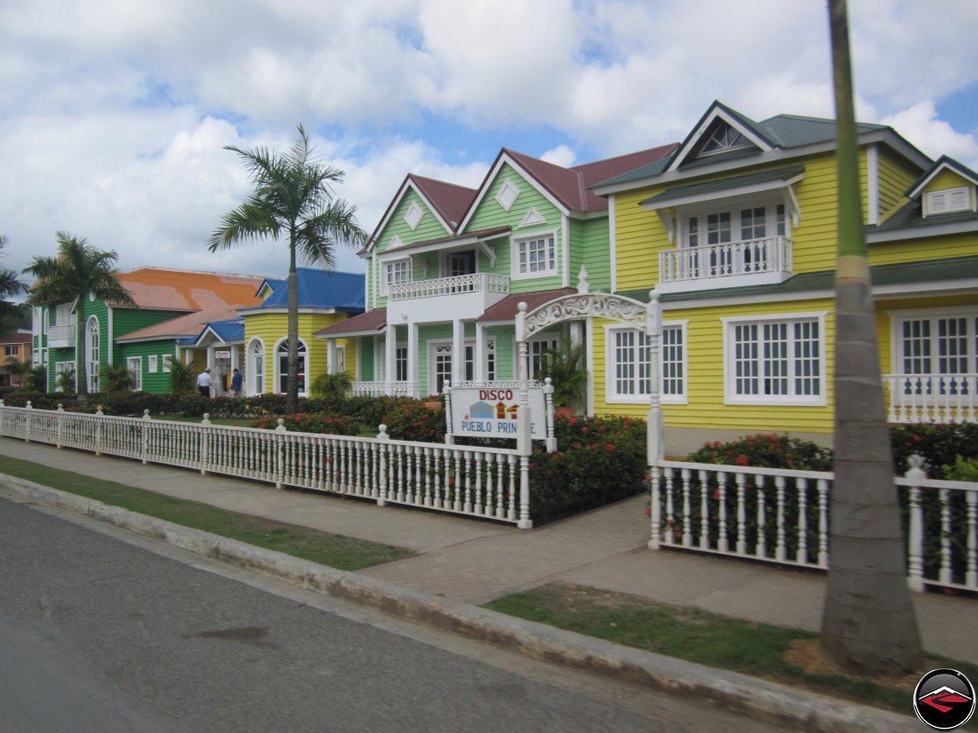 dicoteqthe painted like cute small houses in the dominican republic