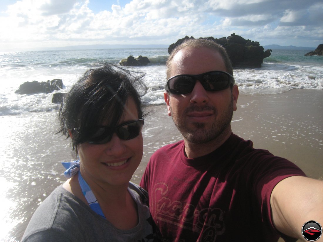 man and woman selfie on a caribbean beach La Tambora Beach Resort