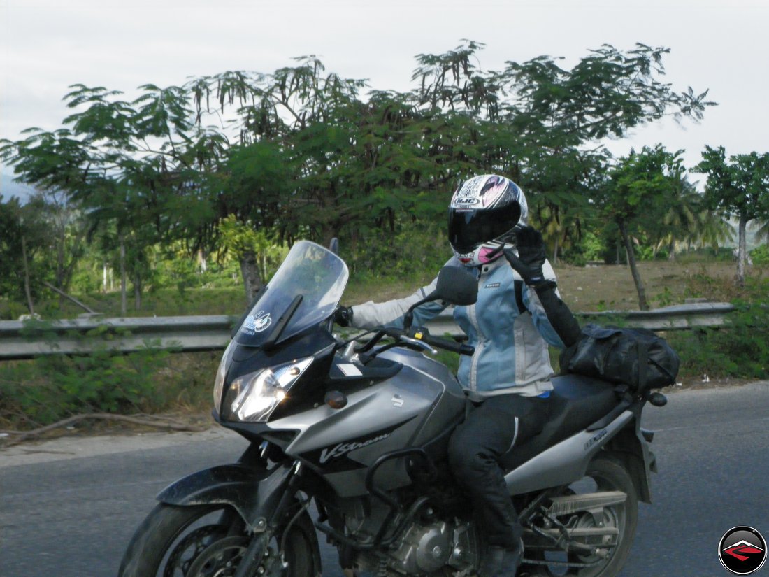 CanyonChaser Lindsey girl riding her motorcycle