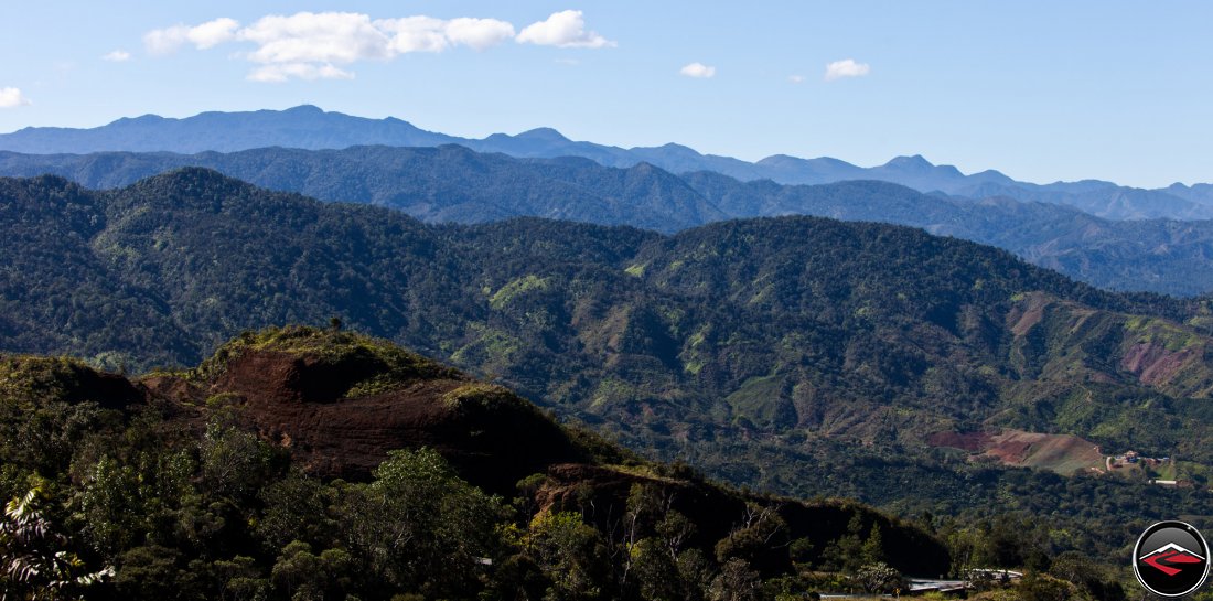 dense vegetation across mountains in the dominican republic