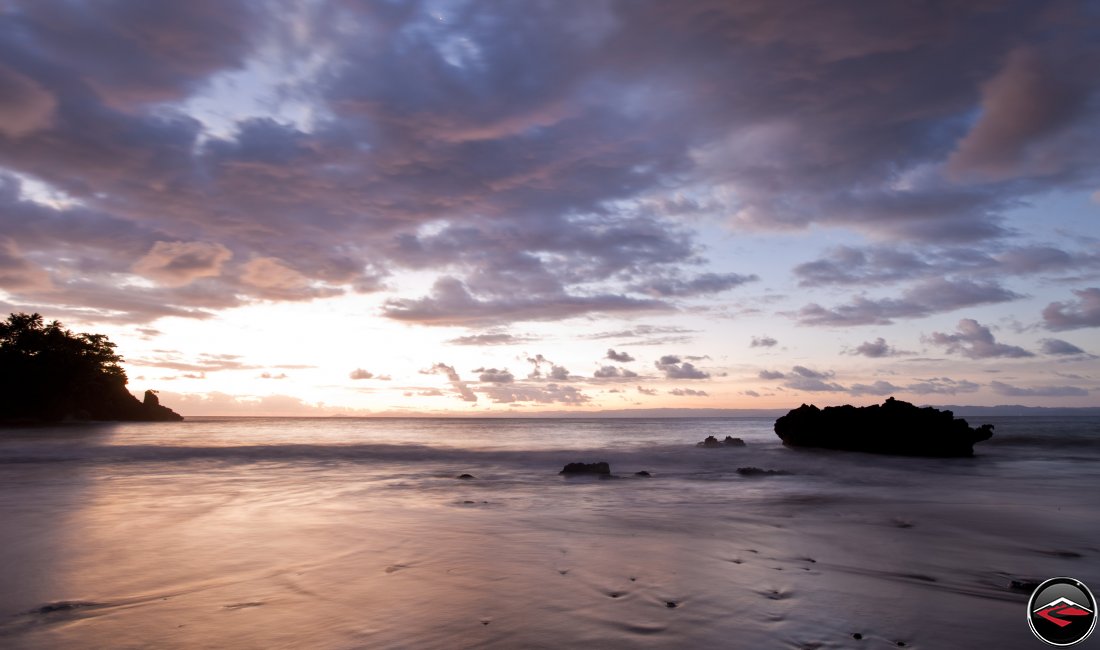 Dominican Republic beach at sunset