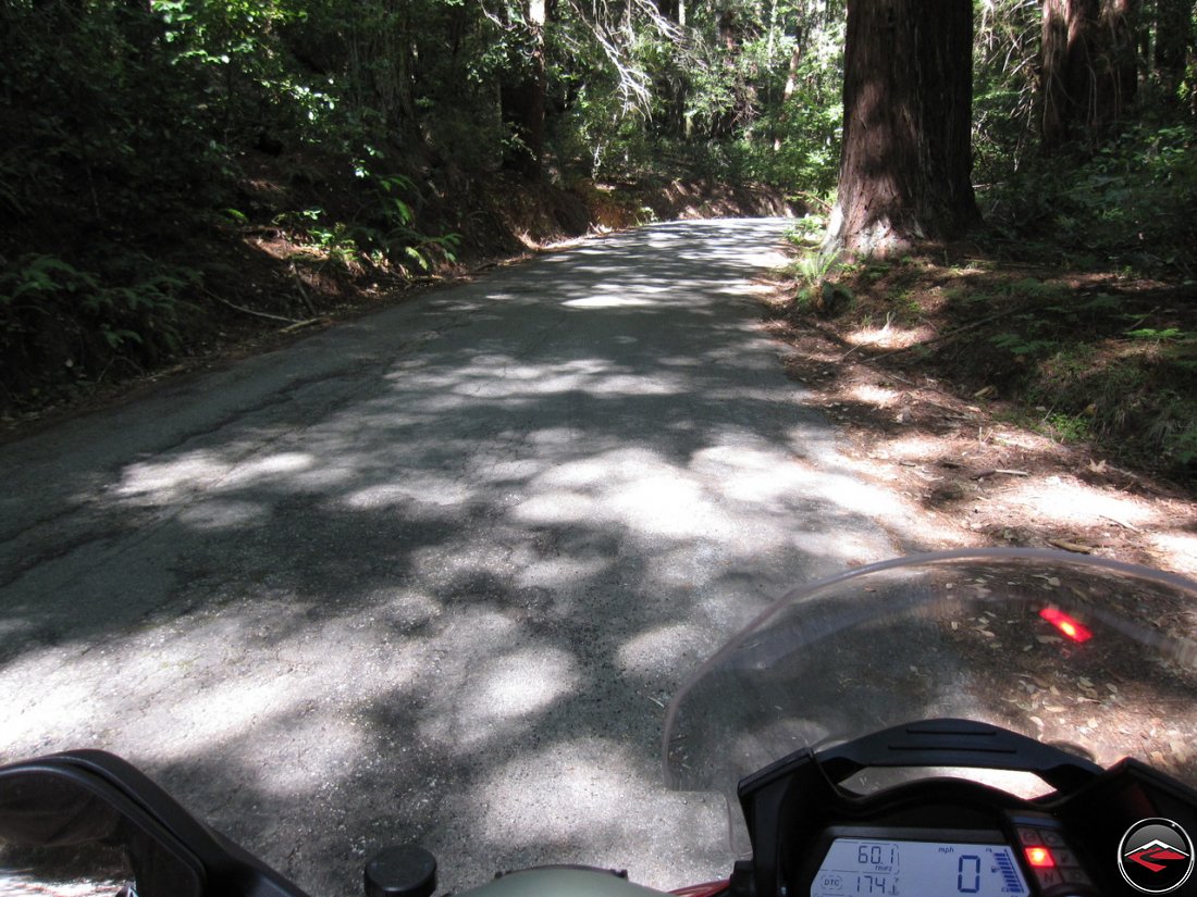 California China Grade Road, Skyline Boulevard, Riding a Ducati Multistrada 1200