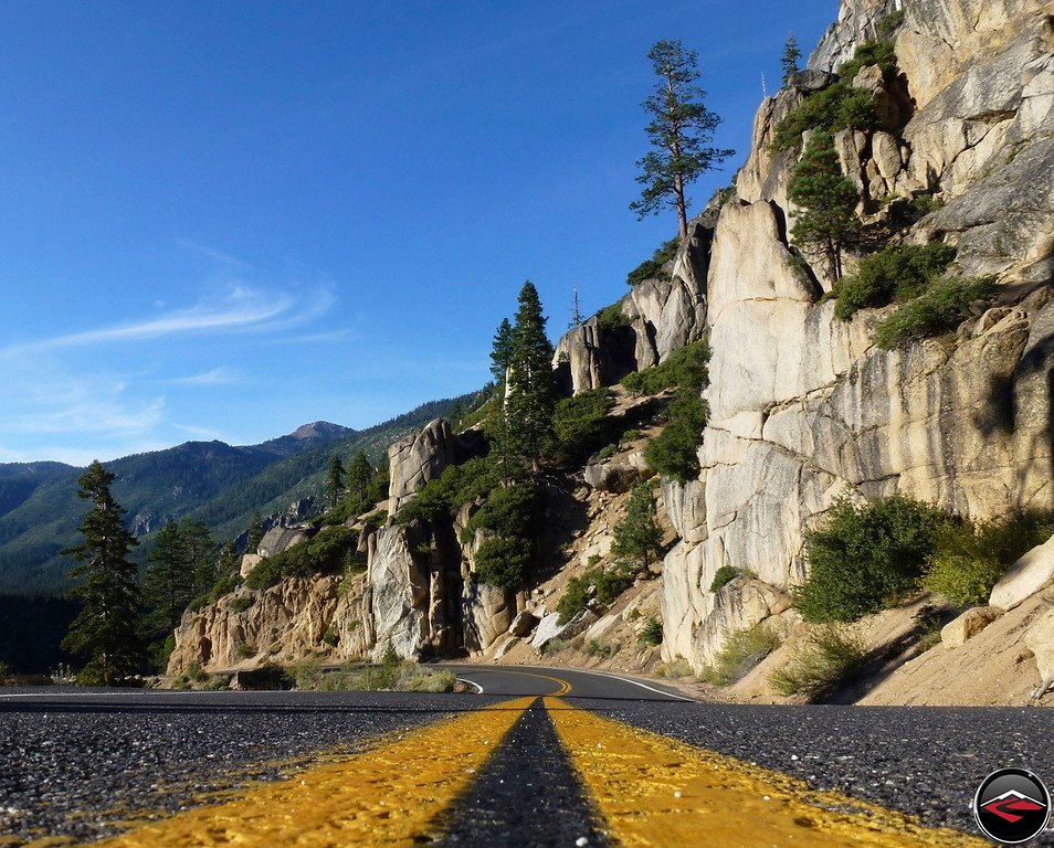 California Highway 108, Sonora Pass, double-yellow lines, one of my favorite roads. Wallpaper worthy