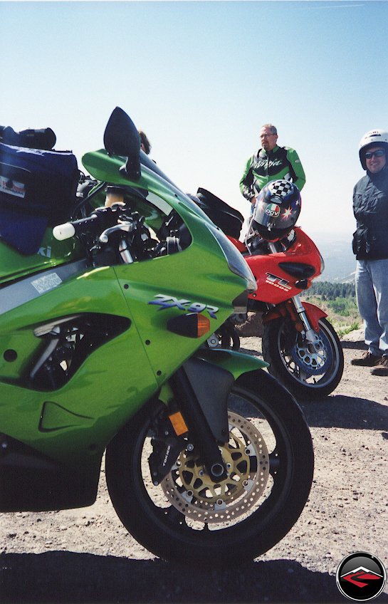 Green Kawasaki Ninja ZX-9R