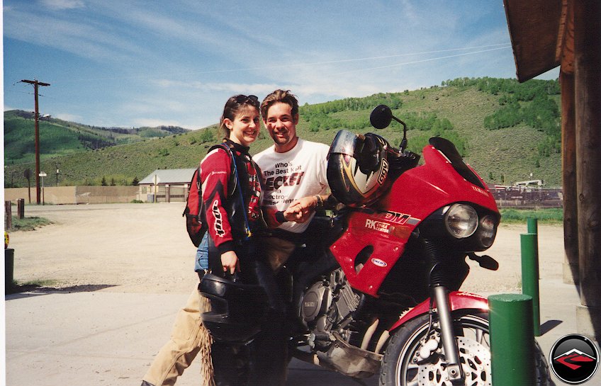 Danny and Loretta on a TDM850