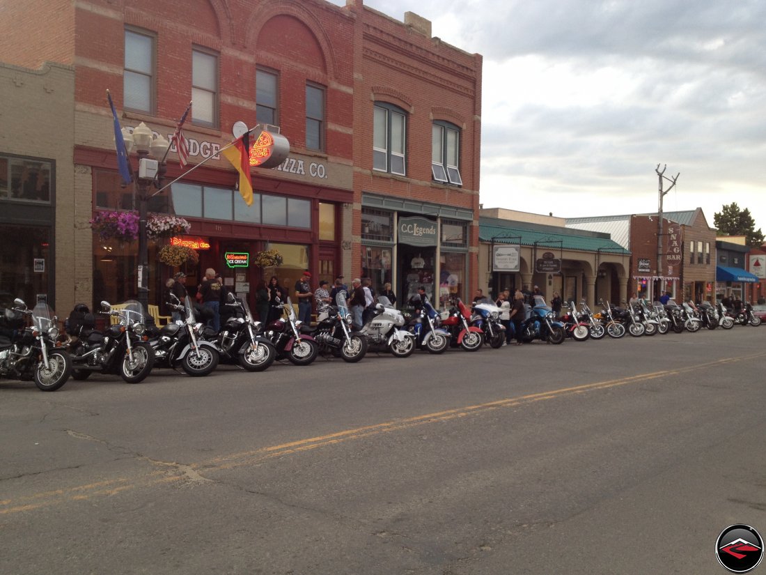 North Dakota Motorcycle Club gathering