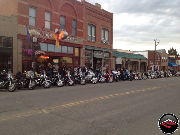 North Dakota Motorcycle Club gathering